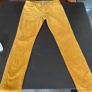 Banana Republic Corduroy Yellow Pants